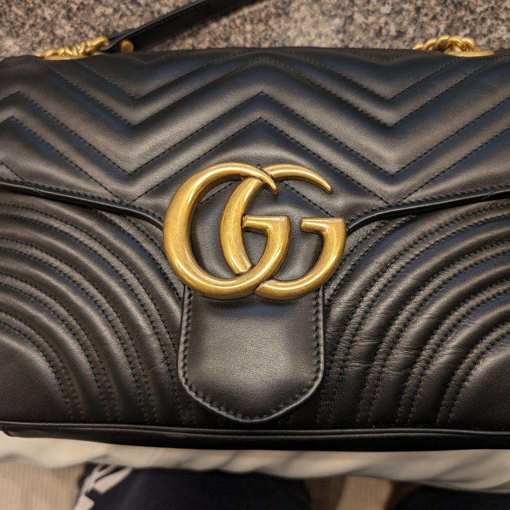Gucci Marmont Bag Black Medium